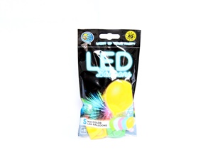 Világító LED-es lufi színes MIX1